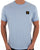 Trojan Badged Plain T-shirt Powder Blue