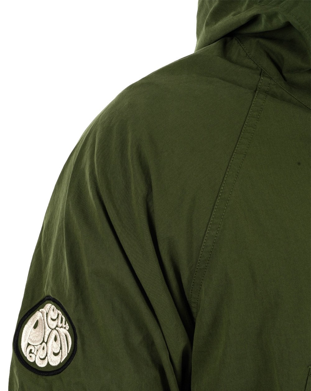 Pretty Green Feltham Kittel Khaki Grün