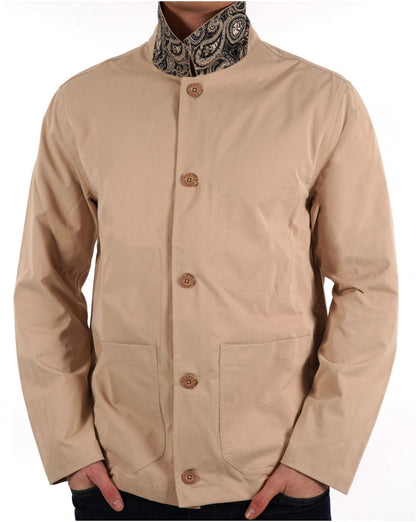 Pretty Green Didsbury Jacke Sand