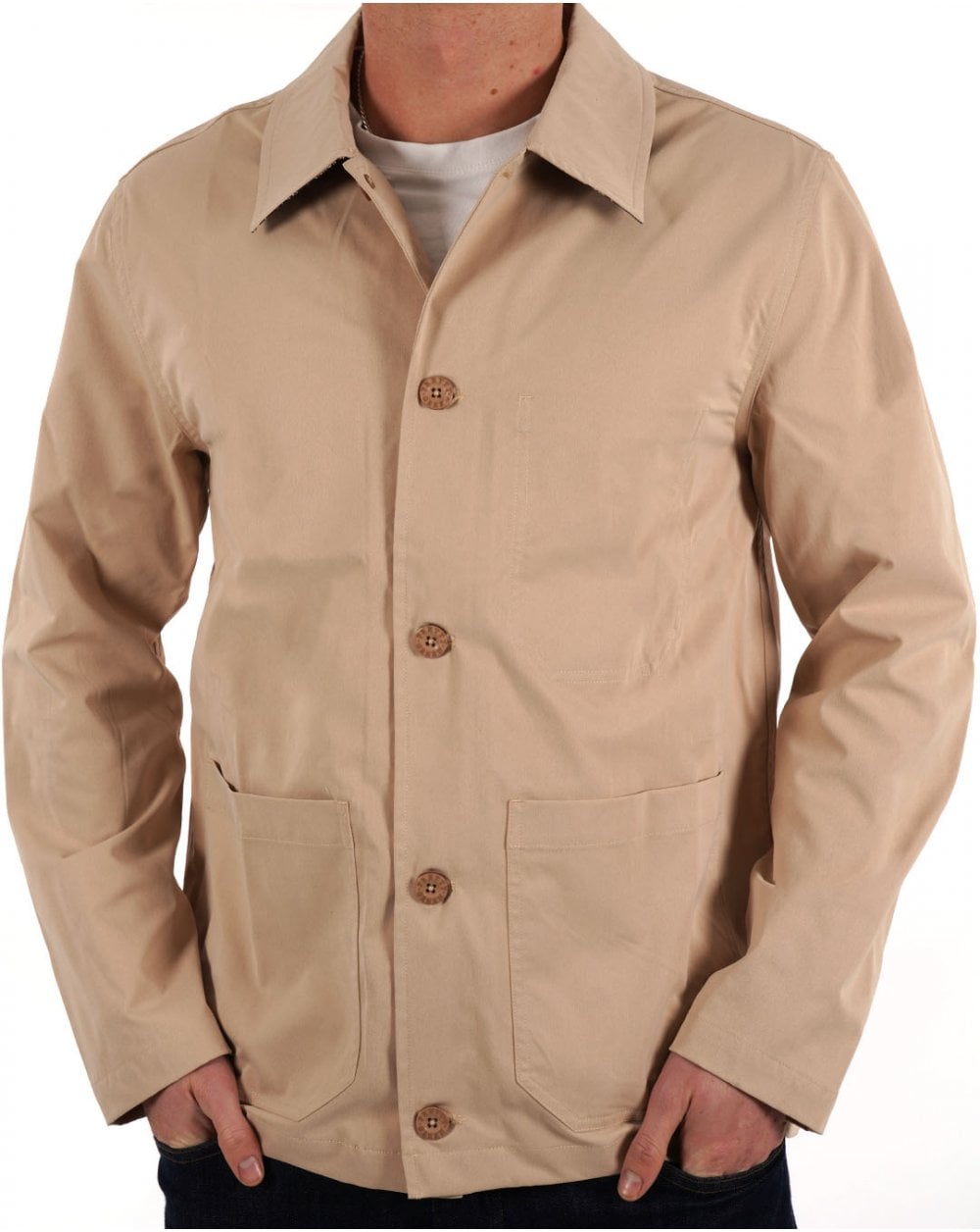 Pretty Green Didsbury Jacke Sand