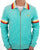 Sergio Tacchini Slice Velour Track Top Pool Blue
