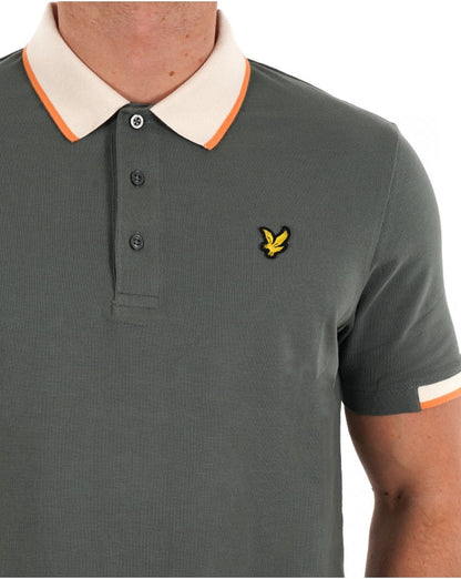 Lyle &amp; Scott Poloshirt mit Streifen in Grün