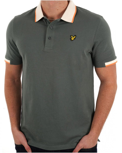 Lyle &amp; Scott Poloshirt mit Streifen in Grün