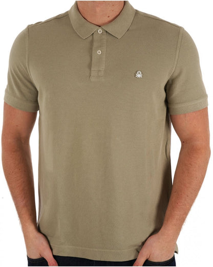Benetton Poloshirt Dark Stone