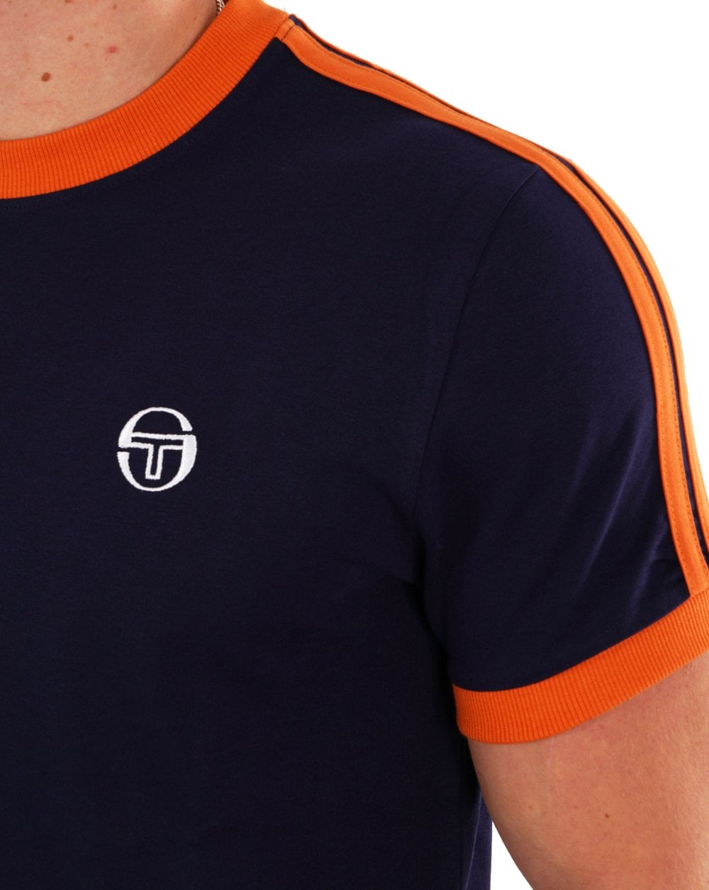 Sergio Tacchini Retro T-Shirt Marine Orange