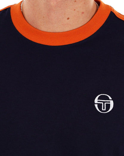 Sergio Tacchini Retro T-Shirt Marine Orange
