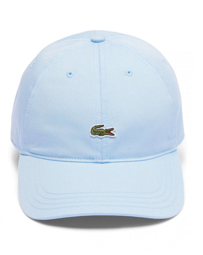 Lacoste Baumwoll-Twill-Cap Himmelblau