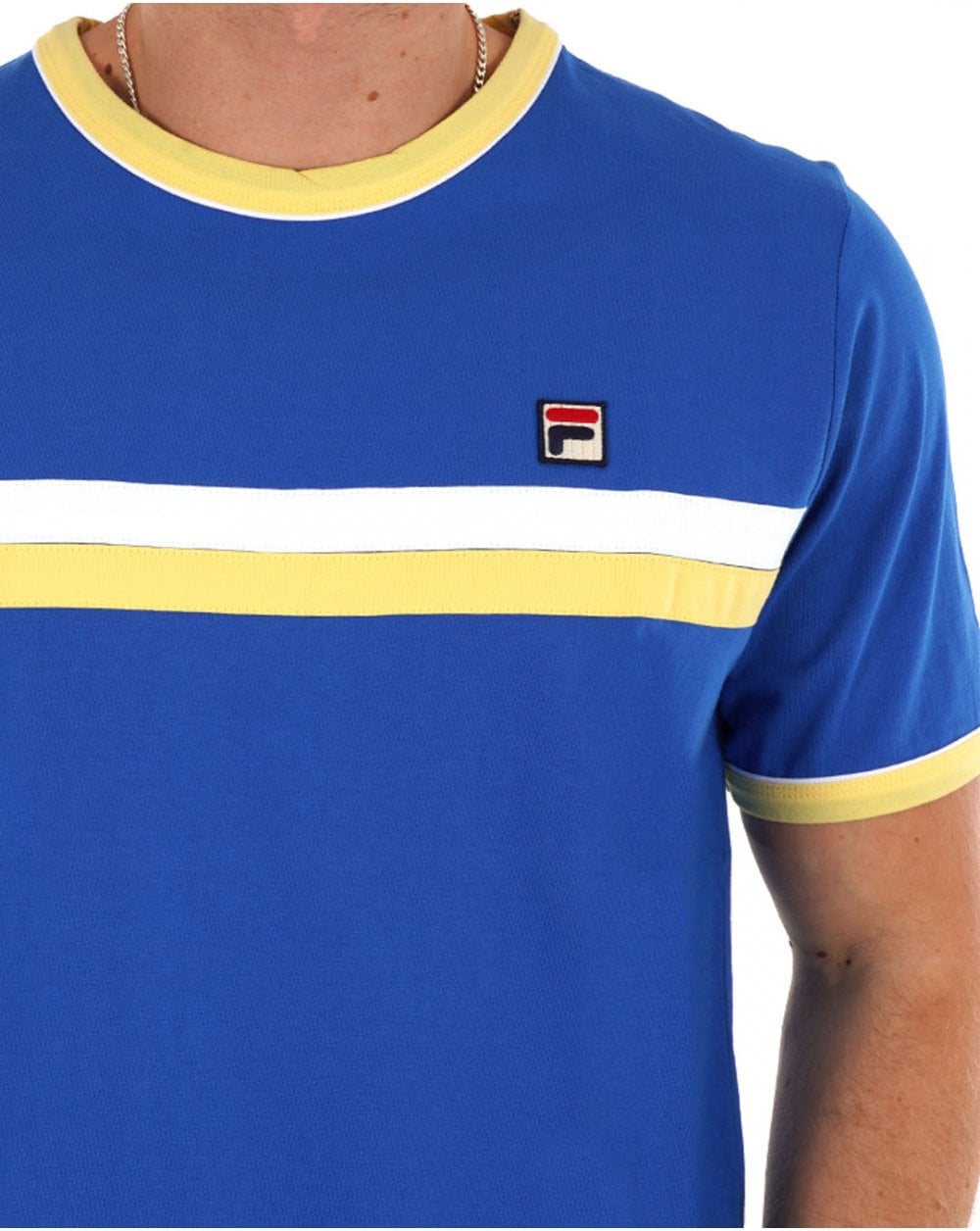 Fila Vintage Razee T Shirt Turkish Sea