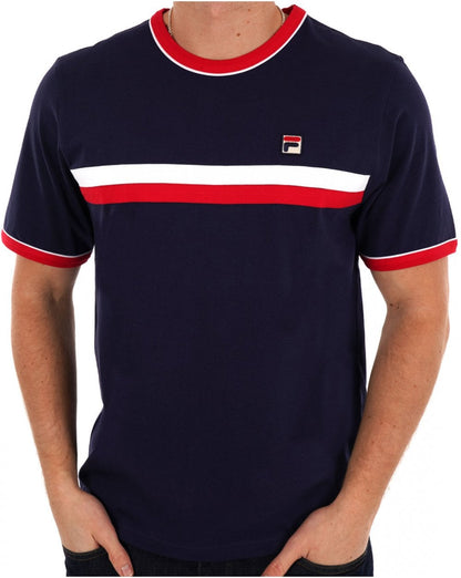 Fila Vintage Razee T-Shirt Marineblau