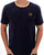 Sergio Tacchini Slice Velour T Shirt Navy Blue