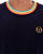 Sergio Tacchini Slice Velour T Shirt Navy Blue