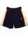 Sergio Tacchini Slice Velour Shorts Navy Blue