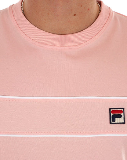 Fila Vintage Tris T-Shirt Rosa Kreide/Weiß