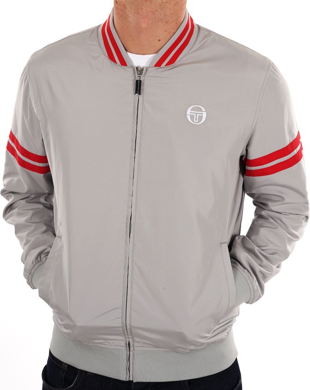 Sergio Tacchini Grello Bomberjacke Grau