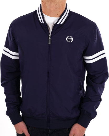 Sergio Tacchini Grello Bomberjacke Marineweiß