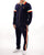 Sergio Tacchini slice Velour Track Top Navy