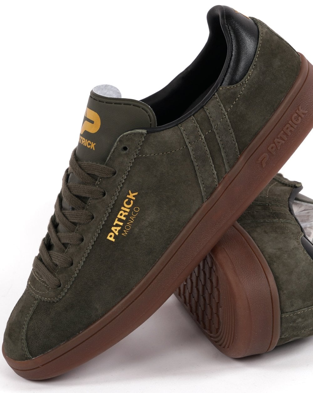Patrick Monaco Sneakers Olivgrün/Schwarz