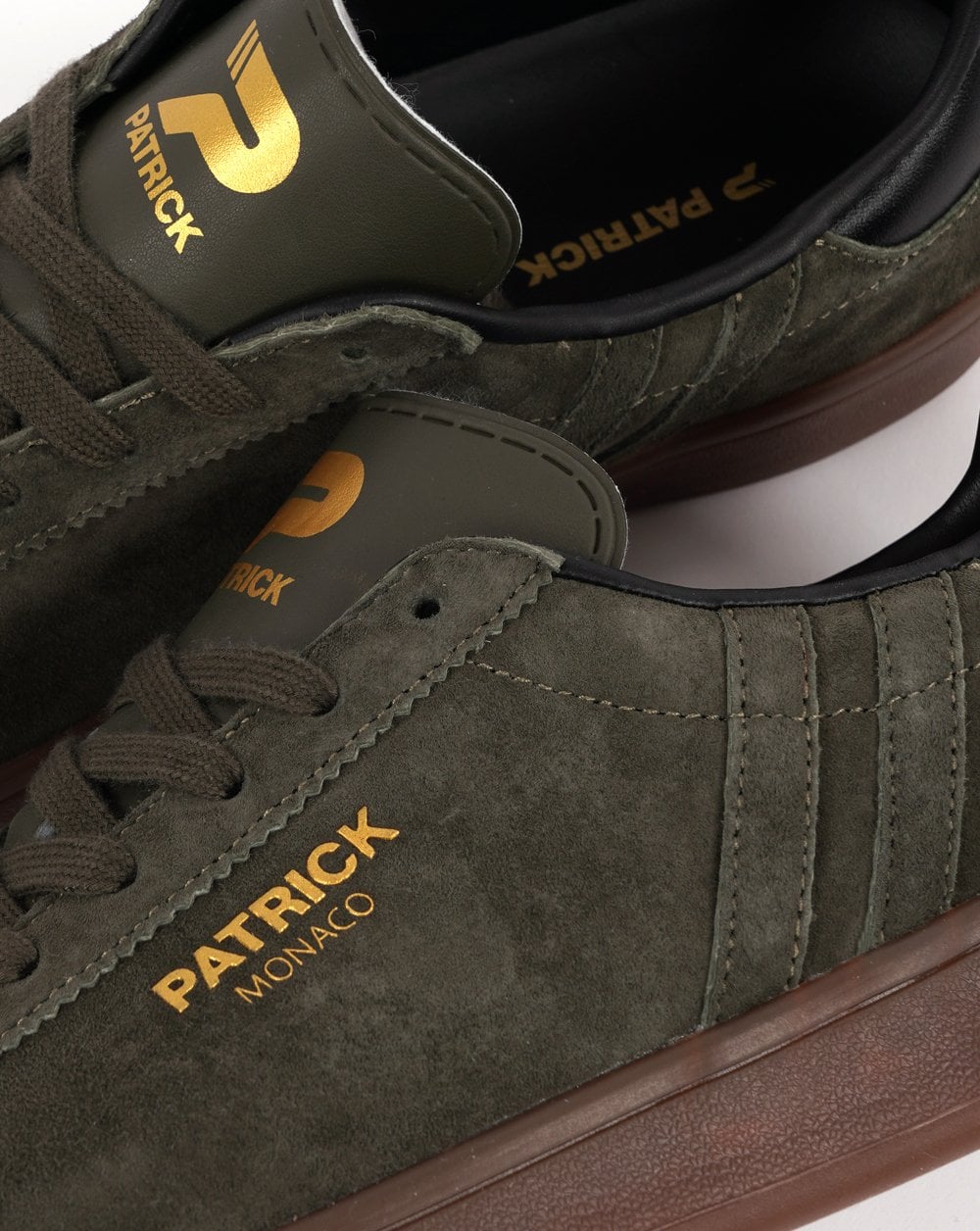 Patrick Monaco Sneakers Olivgrün/Schwarz