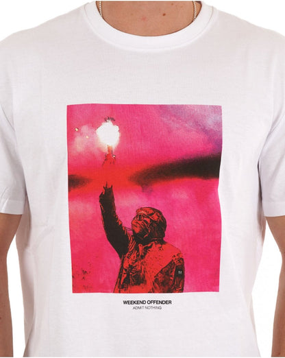 Weekend Offender Bagliore T-Shirt Weiß