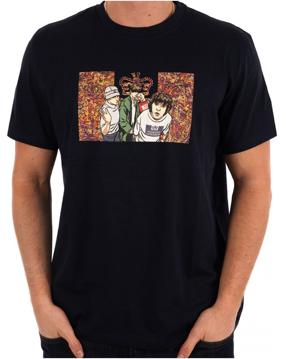 Weekend Offender Nummer 5 T-Shirt Marineblau