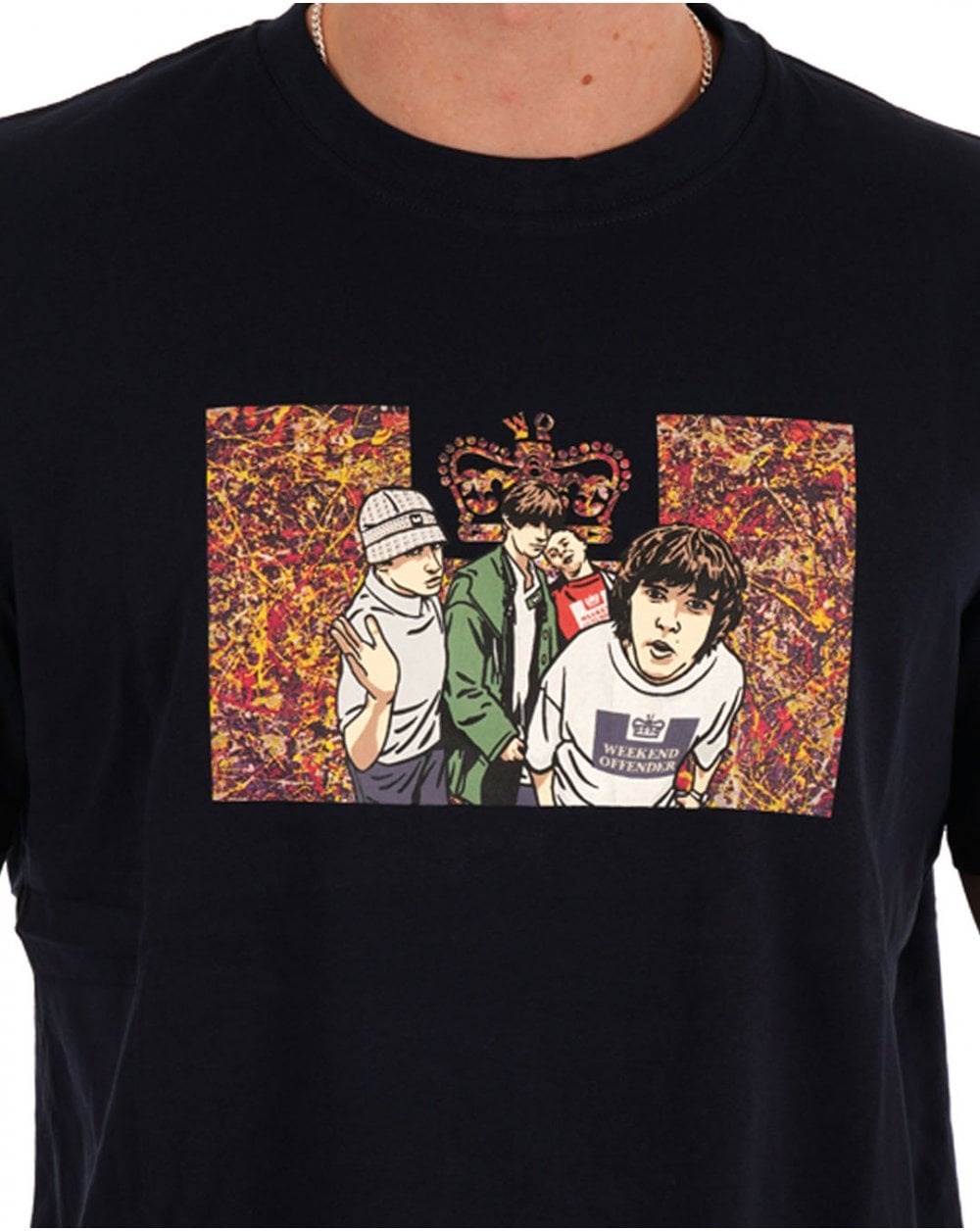 Weekend Offender Nummer 5 T-Shirt Marineblau
