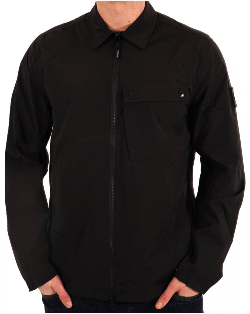 Weekend Offender Southbank Überhemd Schwarz