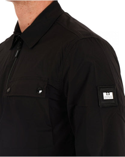 Weekend Offender Southbank Überhemd Schwarz