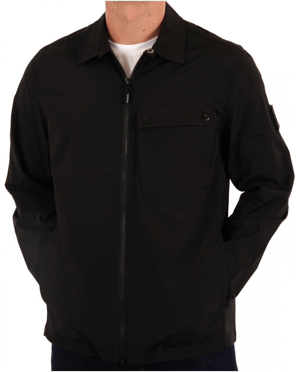 Weekend Offender Southbank Überhemd Schwarz