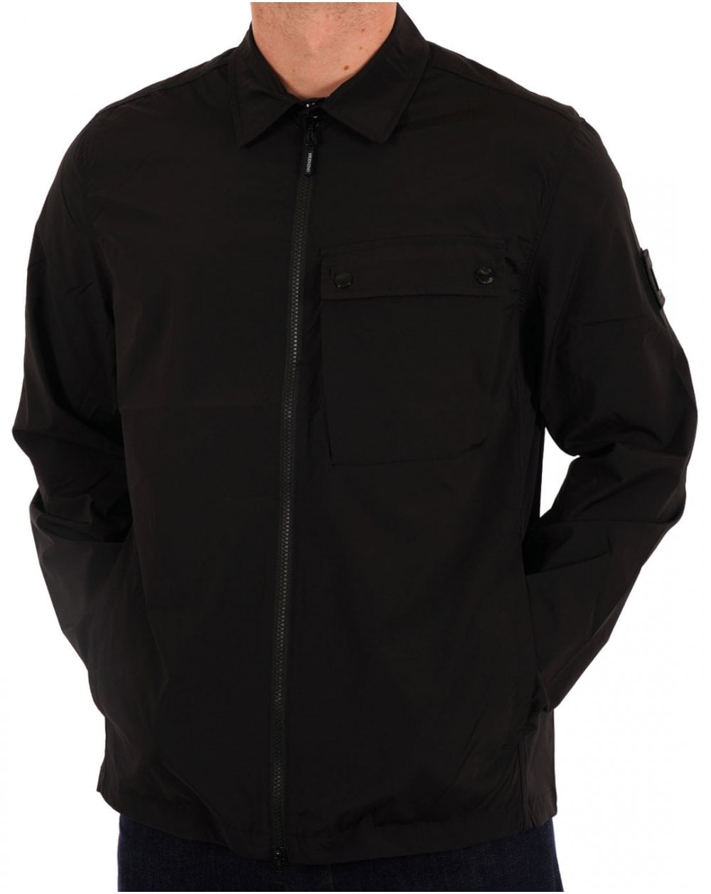 Weekend Offender Southbank Überhemd Schwarz