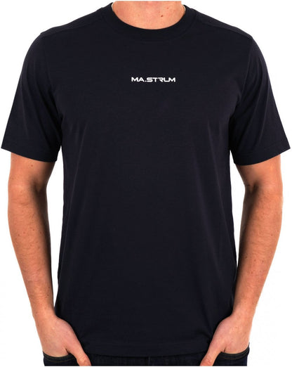 MA.STRUM Bedrucktes T-Shirt, Tintenblau