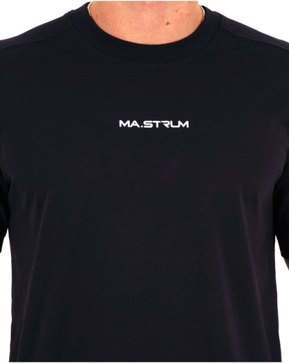 MA.STRUM Bedrucktes T-Shirt, Tintenblau