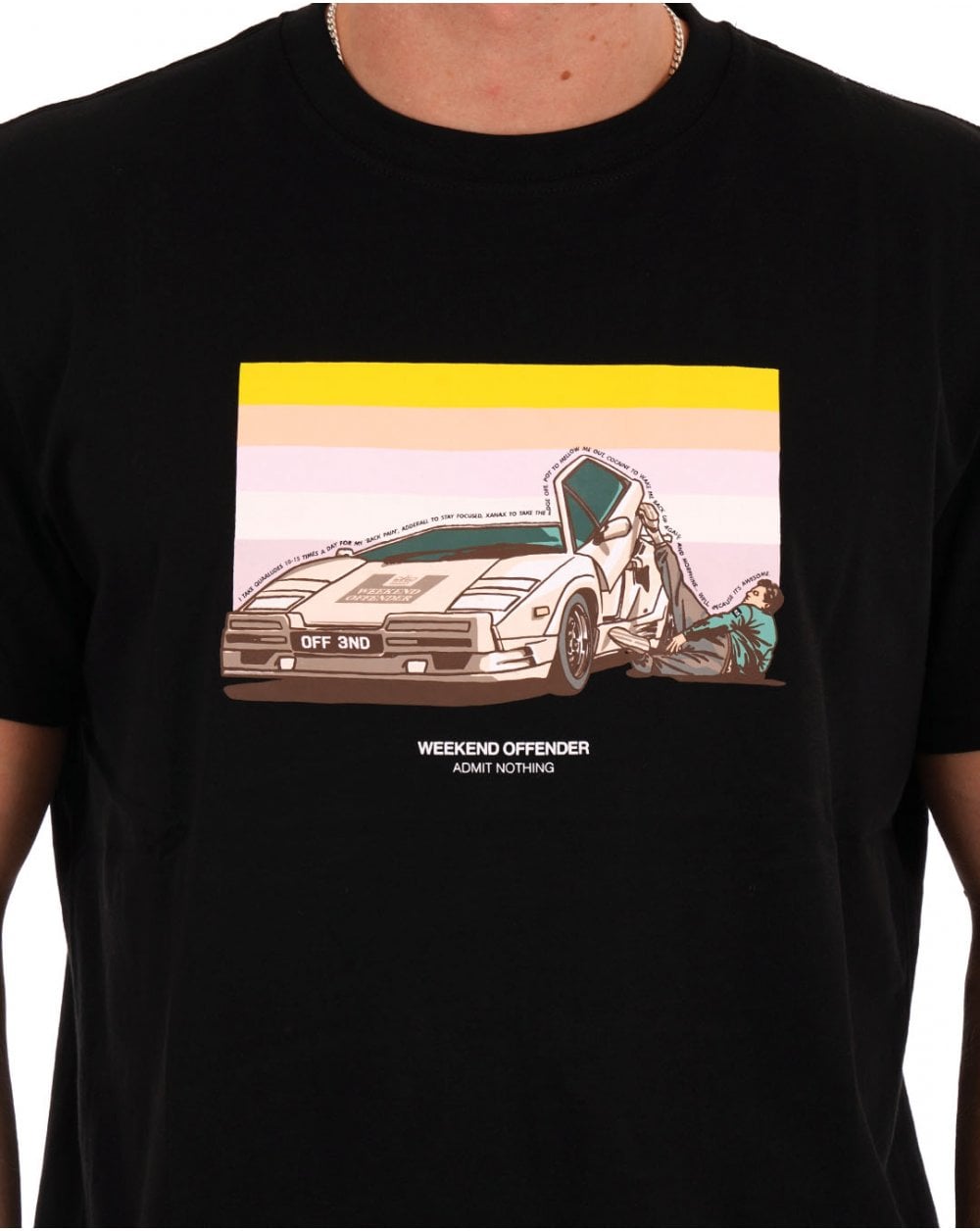 Weekend Offender Quaaludes T-Shirt Schwarz