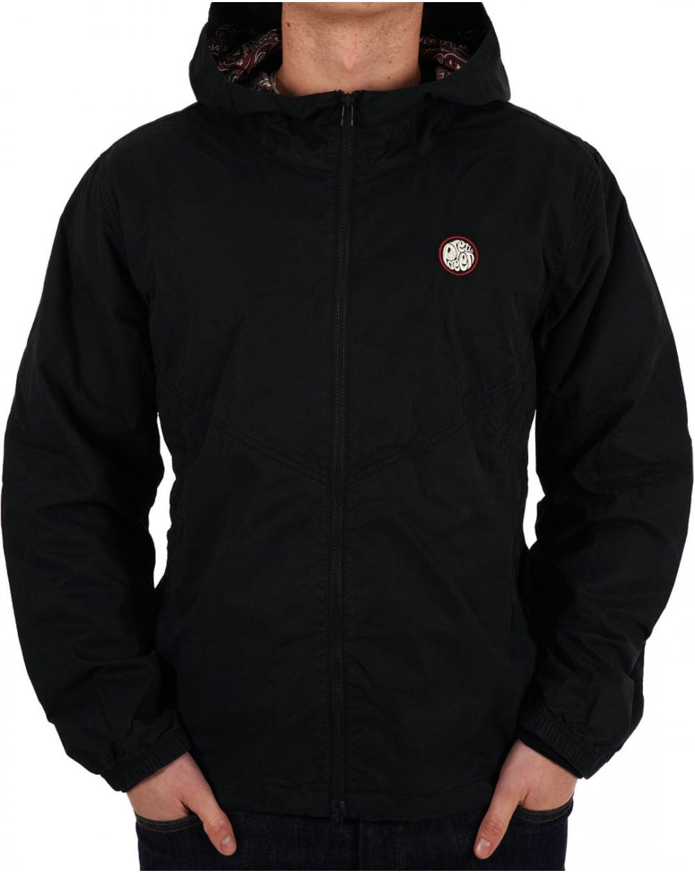Pretty Green Feltham Kapuzenjacke Schwarz