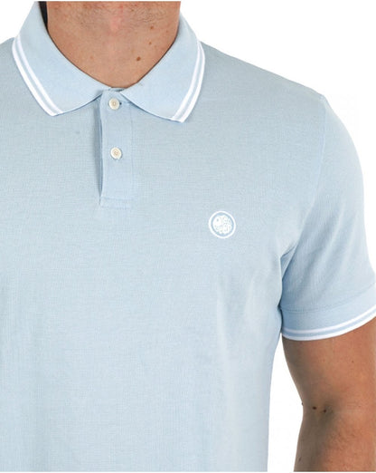 Pretty Green Barton Poloshirt Hellblau