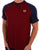 Sergio Tacchini Retro Ace T Shirt Deep Red/Navy