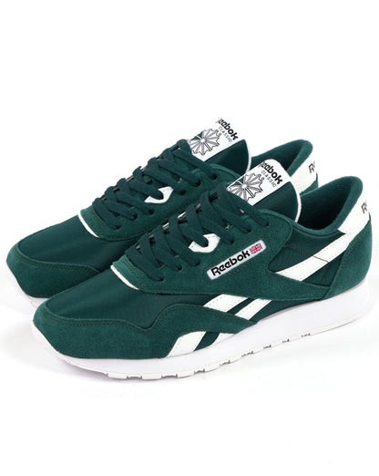 Reebok Classic Nylon Sneakers Grün/Weiß