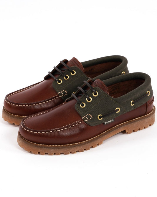 Barbour Deck Bootsschuh Mahagoni