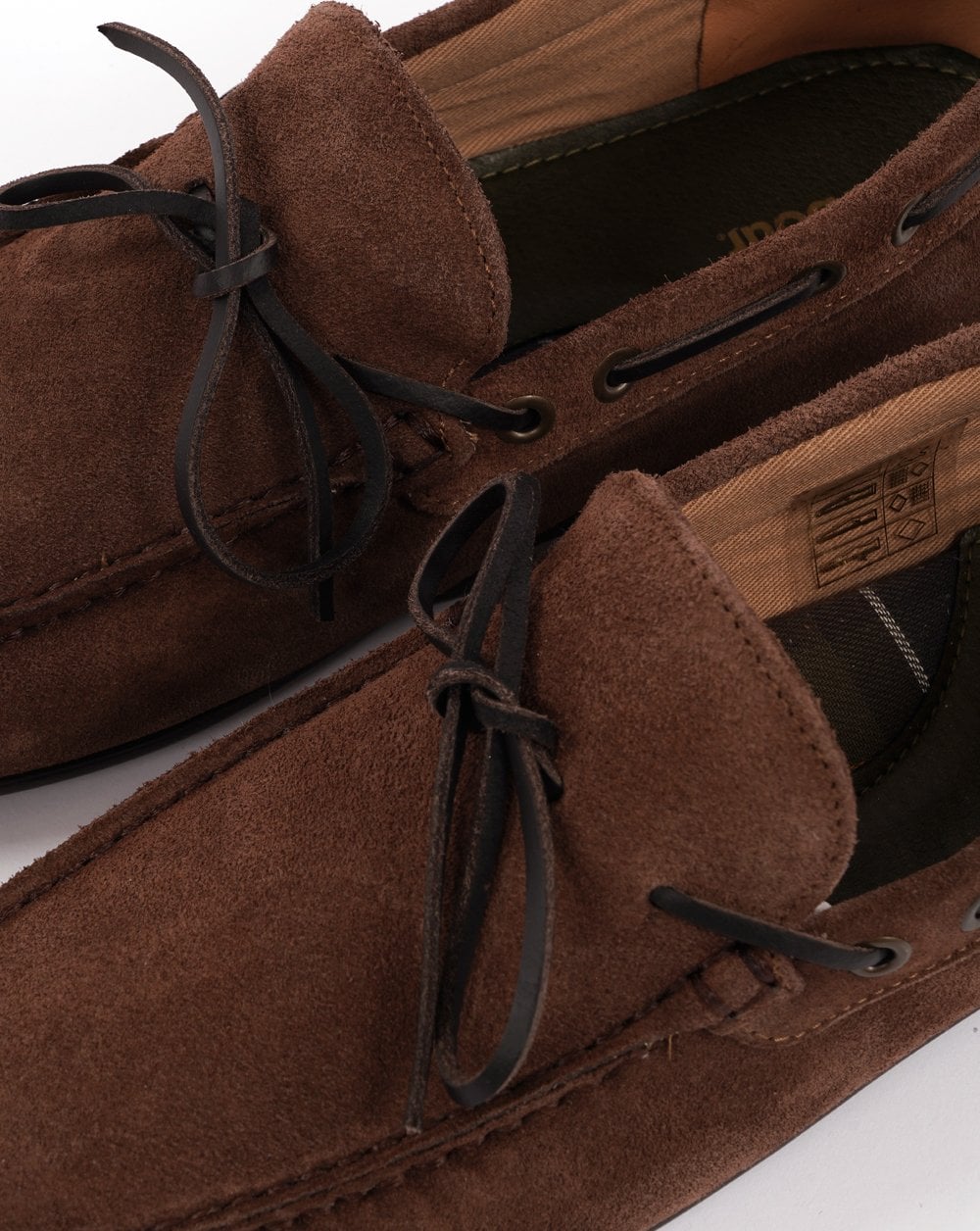 Barbour Courage Driving Shoe Brown Suede