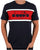 Diadora Logo T Shirt Navy/Red/White