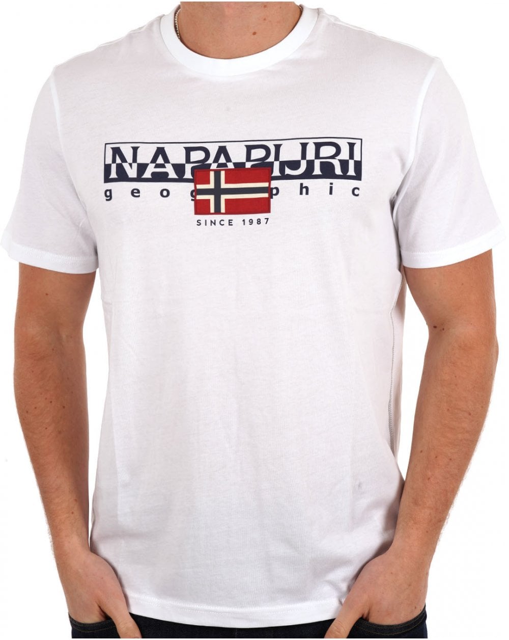 Napapijri Aylmer T-Shirt Hellweiß