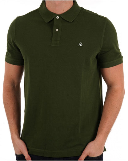 Benetton Poloshirt Dark Forest