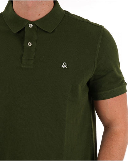 Benetton Poloshirt Dark Forest