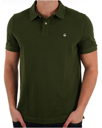 Benetton Poloshirt Dark Forest