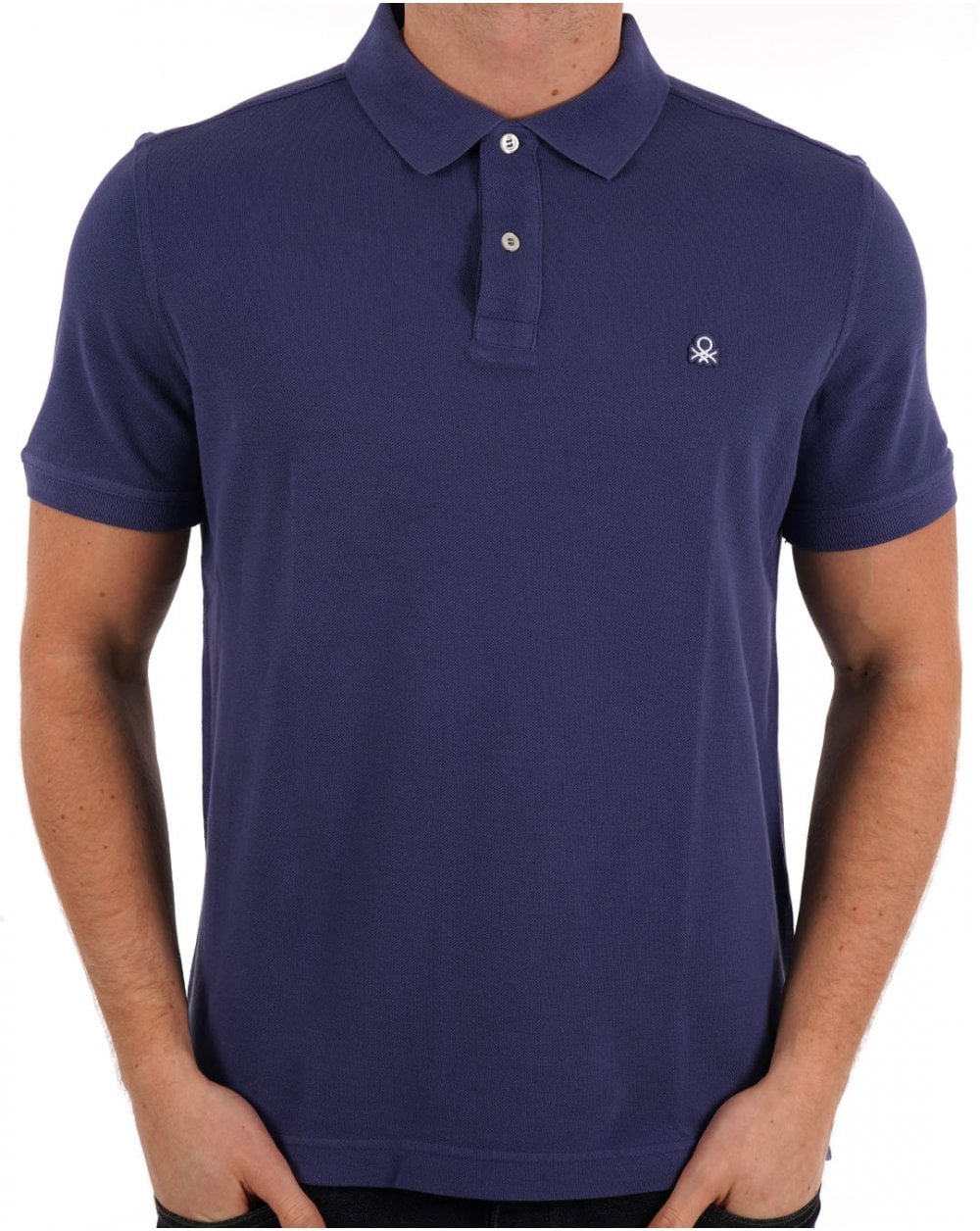Benetton Poloshirt Dunkelblau