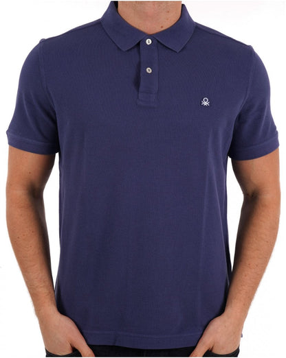 Benetton Poloshirt Dunkelblau
