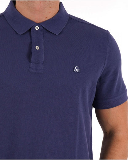 Benetton Poloshirt Dunkelblau
