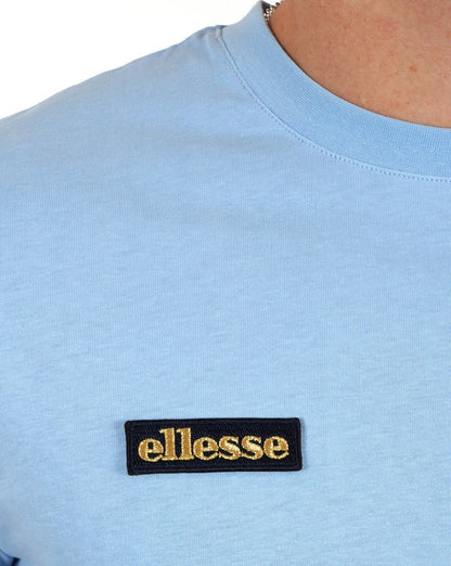 Ellesse Floran T-Shirt Himmelblau - Gold