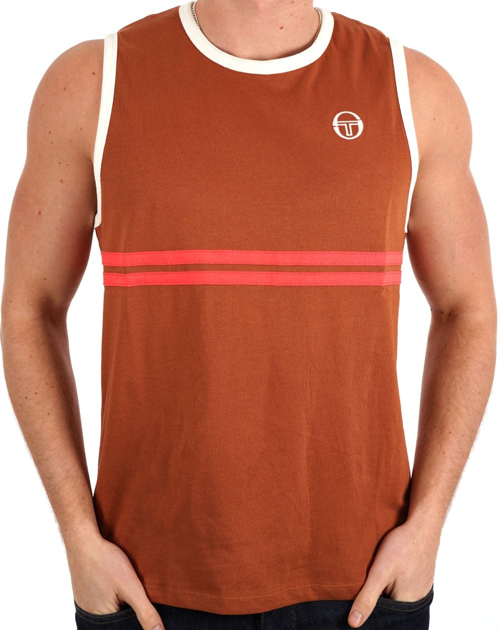 Sergio Tacchini Dallas Weste Mokka