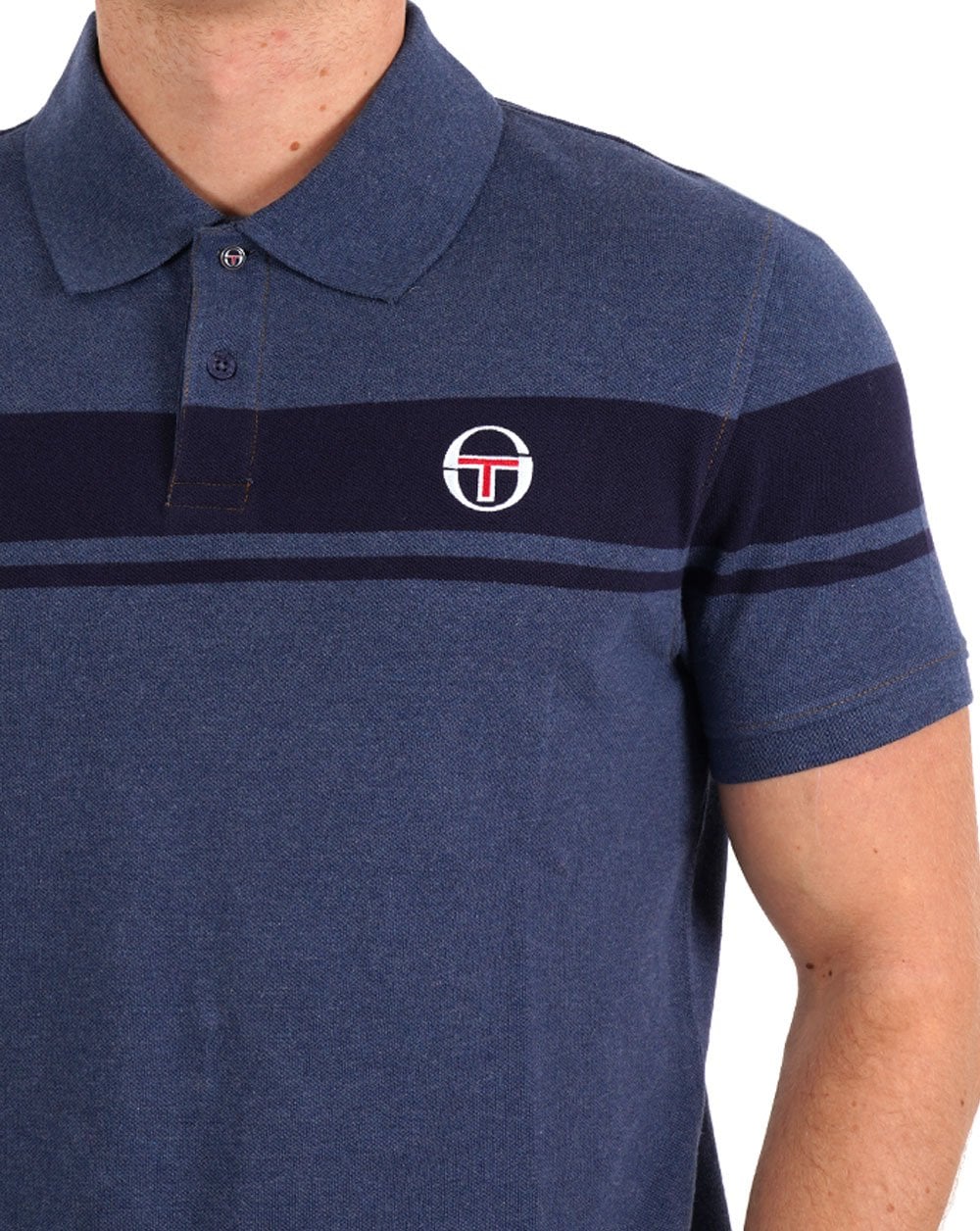 Sergio Tacchini Young Line Polo Denim Blau
