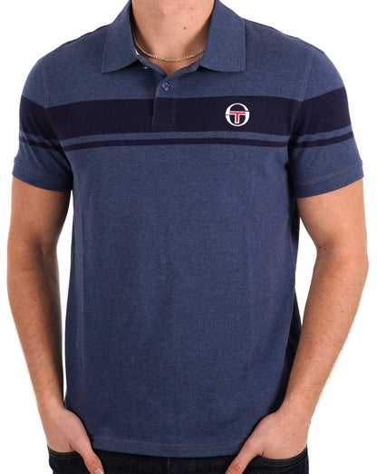 Sergio Tacchini Young Line Polo Denim Blau